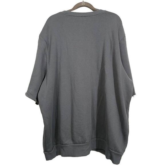 Rugrats Sweatshirt Tshirt Size 3x Cut Off Soft Cozy 90s Cartoon Gray Grey - Picture 2 of 8